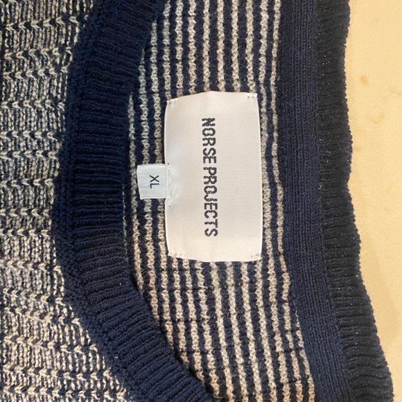 Norse Projects - Denim knit sweater - Picture 2 of 3